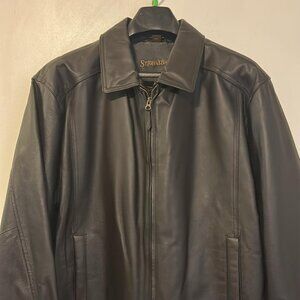 St John’s Bay Leather Coat